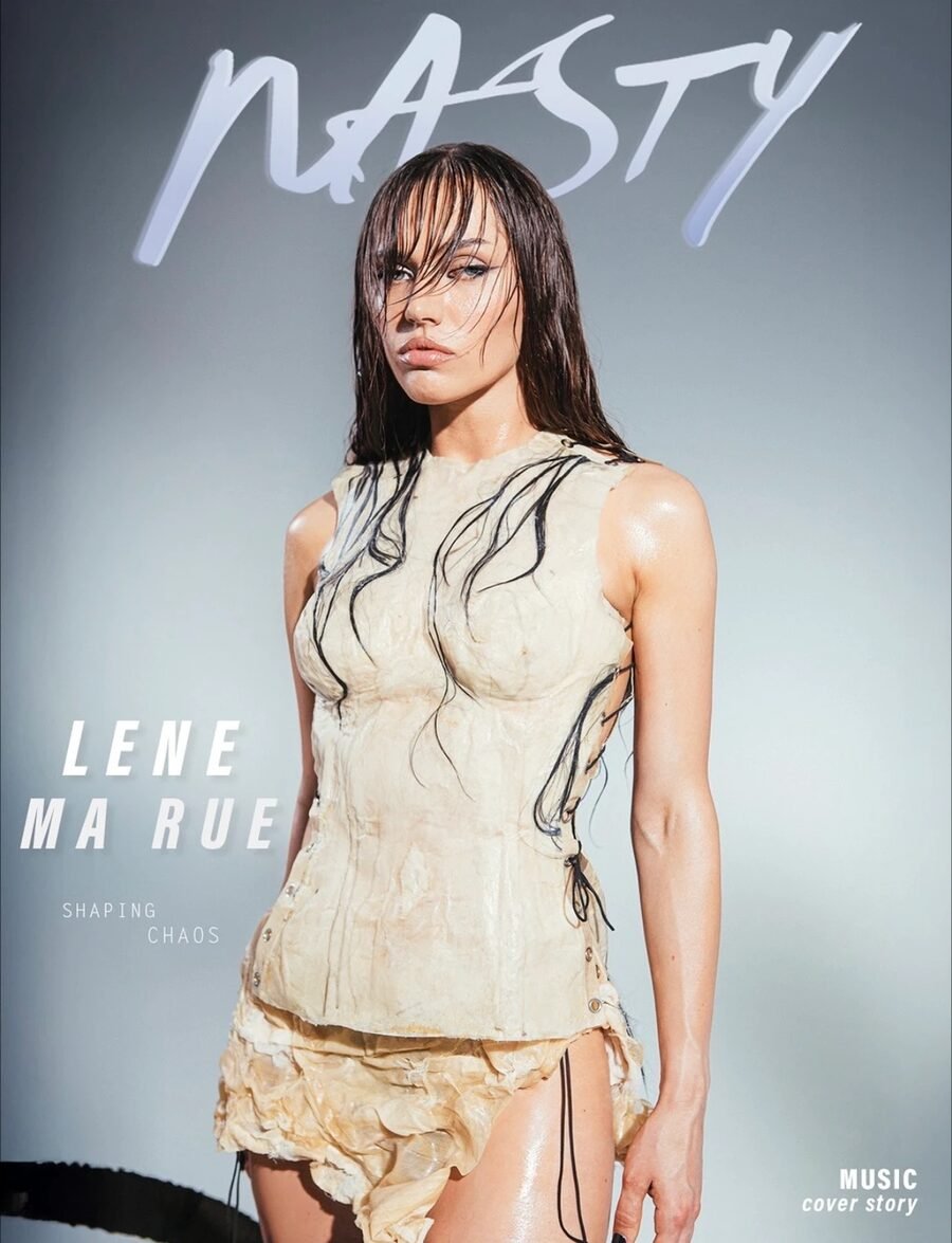 On-set at the Lene Ma Rue cover shoot